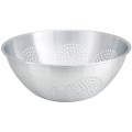 Winco ALO-16 Chinese Style Aluminum Tapered Colander, 16qt, 16.13(d) x 7.38(h) inch