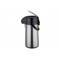 Winco AP-835 Glass Lined Airpot, (3)Liter(s) Capacity, Lever Top, Stainless Steel Body, 9(w) x 9(d) x 18(h) inch