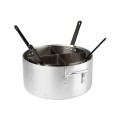 Winco APS-20 20qt Aluminum Pasta Cooker with 4 Insets, 1 each