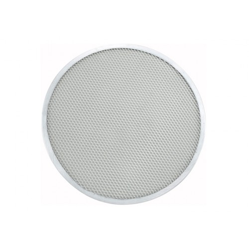 Winco APZS-17 Aluminum Seamless Rim Pizza Screens, 17(d) x 1/4(h) inch, 2 each