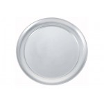 Winco APZT-10 Aluminum Wide-Rim Pizza Pans, 10(d) x 1/4(h), 6 each
