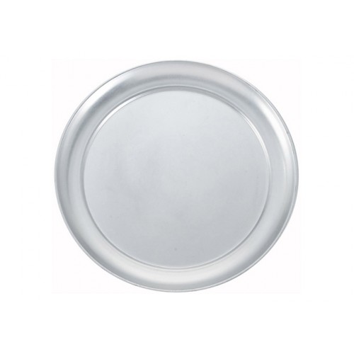 Winco APZT-10 Aluminum Wide-Rim Pizza Pans, 10(d) x 1/4(h), 6 each