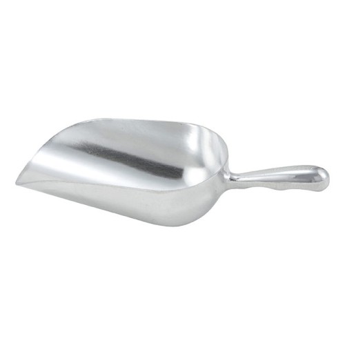Winco AS-58 Scoops, 58oz, Aluminum, 14.88(w) x 5.5(d) x 3.88(h) inch