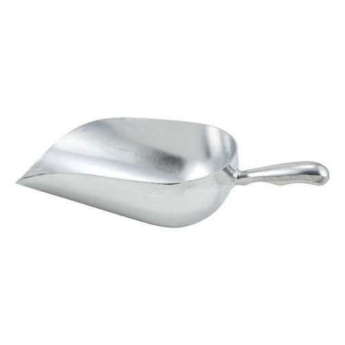 Winco AS-85 Scoops, 85oz, Aluminum, 16.38(w) x 6.5(d) x 3.75(h) inch