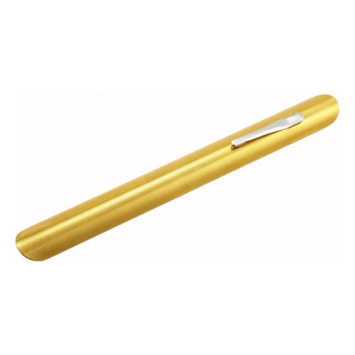 Winco ATC-16G Aluminum Table Crumber with Pocket Clip, Gold