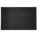 Winco BM-1812K Bar Service Mat, Rectangular, Black, 18(w) x 12(d) x 1(h) inch, NSF Listed