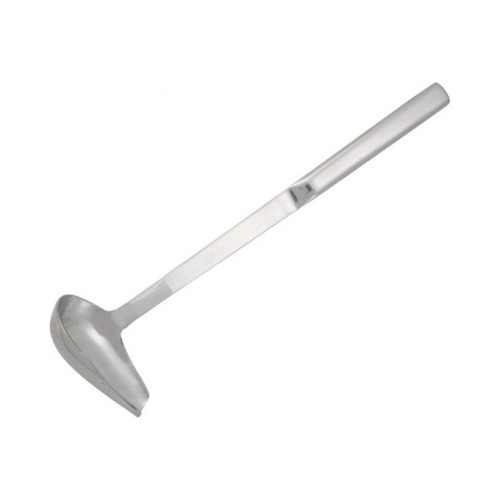 Winco BW-SP1 Stainless Steel Spout Ladle with Hollow Handle, 1oz, 2 each