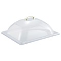 Winco C-DP2 Dome Cover, Half Size, Clear Polycarbonate, NSF Listed