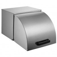 Winco C-RCF Roll-Top Cover, Stainless Steel, Fits Full-Size Food Pan