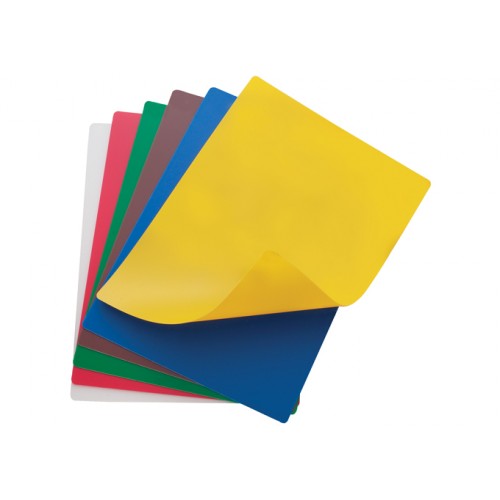Winco CBF-1824 Flexible Plastic Cutting Mat Set, (6)Color(s), 18(w) x 24(d) inch, NSF Listed