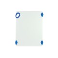 Winco CBN-1520BU STATIK BOARD™ Rectangular Cutting Board, Blue Hook, 15(d) x 20(l) x 1/2(h) inch, NSF Listed