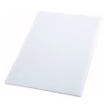 Winco CBWT-1218 White Rectangular Cutting Board, 12(d) x 18(l) x 3/4(h) inch, NSF Listed