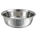 Winco CCOD-13L Chinese Style Colander, 13 inch, 5mm Drain Holes, 9qt, Stainless Steel, 14.13(d) x 4.75(h) inch