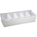 Winco CDP-5 Condiment Holder, (5)Compartment(s), Stainless Steel Base