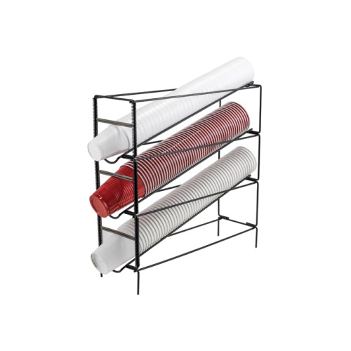 Winco CDR-3 3-Tier Cup Dispenser Rack