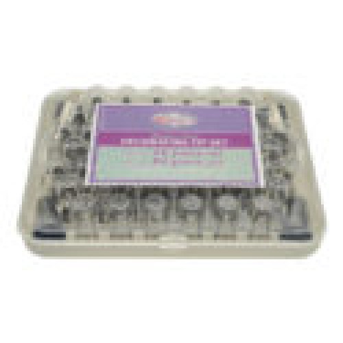 Winco CDT-26 Stainless Steel Cake Decorating Set, 26(Tip(s)