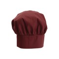 Winco CH-13BG Chef Hat, Adjustable Velcro Closure, Burgundy