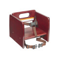 Winco CHB-703 Stacking Wooden Booster Seat, Mahogany