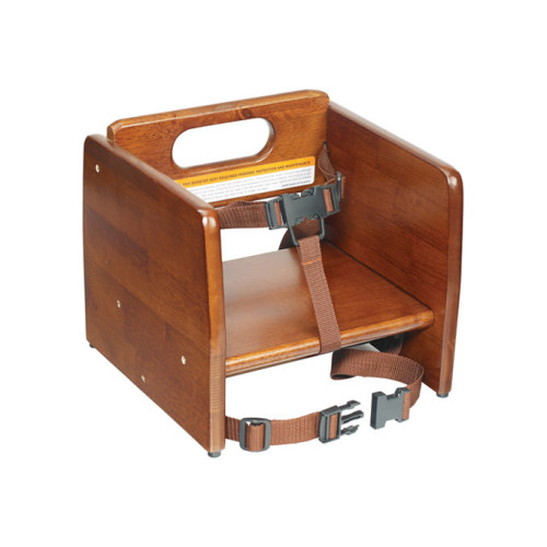 Winco CHB-704 Stacking Wooden Booster Seat, Walnut