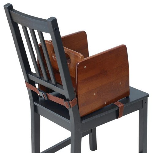 Winco CHB-704 Stacking Wooden Booster Seat, Walnut