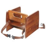 Winco CHB-704 Stacking Wooden Booster Seat, Walnut