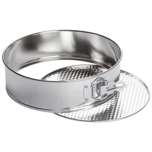 Winco CPSF-8 Springform Round Tin Cake Pan with Loose Bottom, 8(d) x 3(h) inch, 2 each