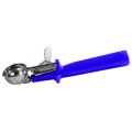 Winco ICOP-40 0.75oz One-Piece Thumb-Press Disher, Stainless Steel, White Plastic Handle, #40, 8.38(w) x 3.13(d) x 1.38(h) inch, NSF Listed