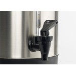 Winco ECU-100A (100)Cup(s) Electric Stainless Steel Coffee Urn, 120v/60/1, 1500w, 12.5amp, ETL Listed, 1 each