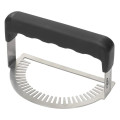 Winco EF-07 Empanada Fork Pastry Press, Stainless Steel, Black Handle, 7.48(w) x 4.44(d) x 4.37(h) inch