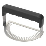 Winco EF-07 Empanada Fork Pastry Press, Stainless Steel, Black Handle, 7.48(w) x 4.44(d) x 4.37(h) inch