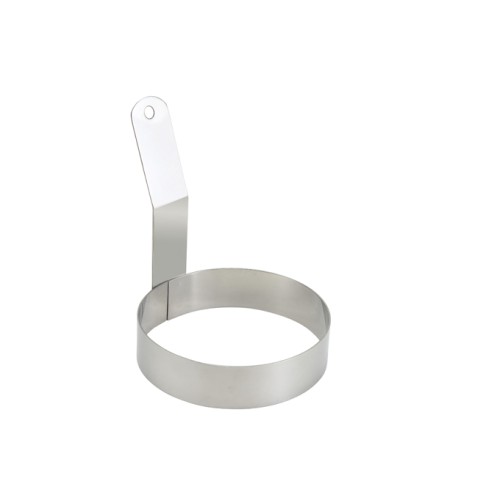 Winco EGR-4 Egg Rings, Round, Stainless Steel, 4(w) x 5(h) inch