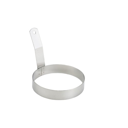 Winco EGR-5 Egg Rings, Round, Stainless Steel, 5(w) x 5(h) inch