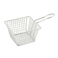 Winco FBM-554S Stainless Steel Square Mini Fry Basket, 5(w) x 5(d) x 3(h) inch