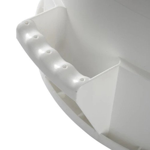 Winco FCW-10 Containers, (10)Gallon(s), White Polyethylene Plastic, NSF Listed