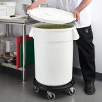 Winco FCW-20L Lids for (20)Gallon(s) Containers, White Polyethylene, NSF Listed