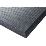 Winco FMG-23K Anti-Fatigue Rubberized Gel Foam Floor Mat, Black, 24(d) x 36(d) inch