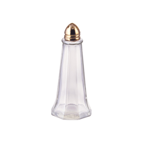 Winco G-111 Salt/Pepper Tower Shaker, 1oz, Brass Top, 12 each