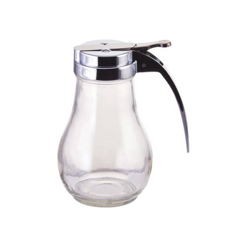 Winco G-116 Syrup Dispenser, 14oz, Chrome Plated Top, 12 each