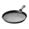 Winco IGL-10G Grill Pan, Round, Black Cast Iron, 10(w) x 15.19(d) x 1.88(h) inch