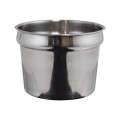 Winco INS-11.0M 11qt Stainless Steel Inset Pot, 11-1/2(d) x 8.5(h) inch
