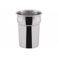 Winco INS-2.5 2-1/2qt Stainless Steel Inset Pot, 5-3/4(d) x 7-3/4(h) inch
