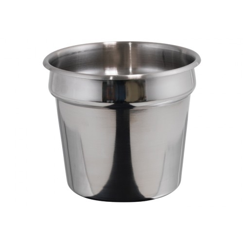 Winco INS-7.0M 7qt Stainless Steel Inset Pot, 9-1/2(d) x 8-1/2(h) inch
