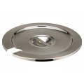 Winco INSC-7M Stainless Steel Round Slotted Cover, Fits 7qt Inset Pot, 9-3/4(d) x 1.13(h) inch