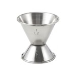 Winco J-1 Jiggers, Stainless Steel, ½oz x 1oz