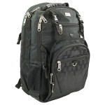 Winco KBP-1 Chef-on-the-go Multifunctional Backpack, Polyester, Black