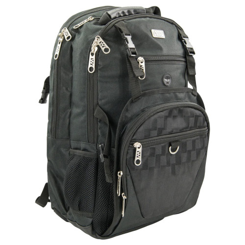 Winco KBP-1 Chef-on-the-go Multifunctional Backpack, Polyester, Black