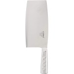 Winco KC-401 Chinese Cleaver, Stainless Steel Handle, 8-1/4(w) x 4(d) inch Blade, NSF Listed