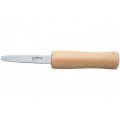 Winco KCL-2 Oyster/Clam Knife, 2-7/8 inch Blade, Wood Handle, 2 each