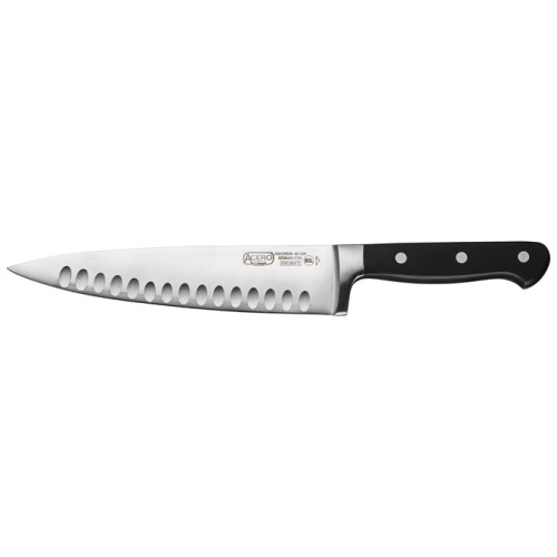 Winco KFP-84 Chefs Knife, 8 inch, Forged, Hollow Ground, NSF Listed