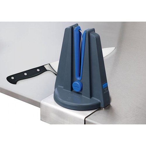 Winco KSP-6 Blade Station™ Hands-Free Knife Sharpener, 6-3/4(w) x 6-1/2(d) x 13(h) inch, NSF Listed